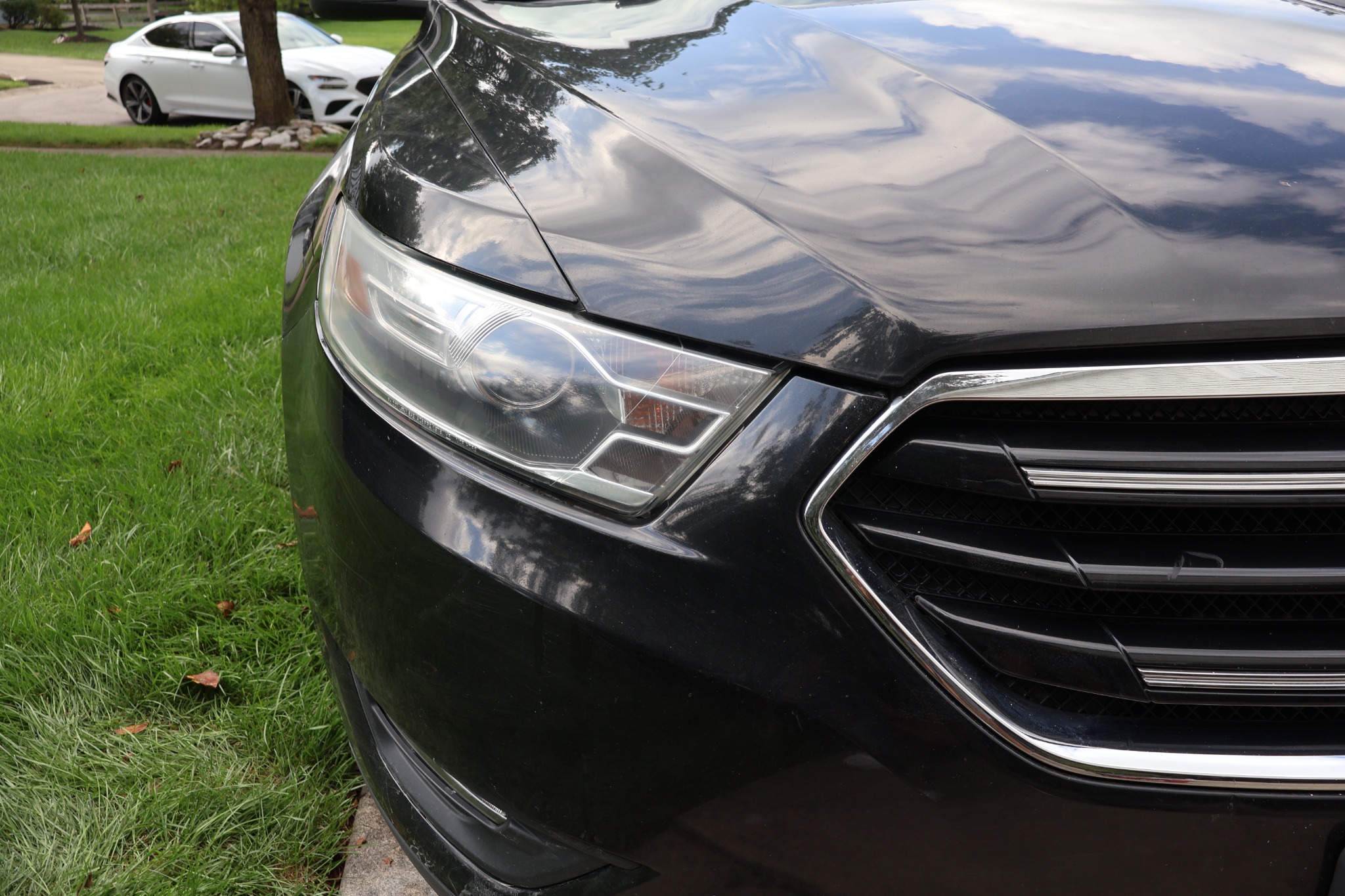 After Ford headlight restoration